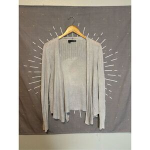Eileen Fisher Gray Linen Cardigan